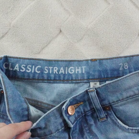 J.Crew High-rise '90s classic straight jean in Scuttle wash Womens 28 - Picture 3 of 11